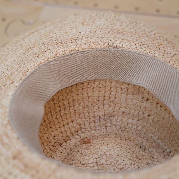 Vintage The Scala Collection Straw & Cotton Summer Hats Set Of 3 main image 12